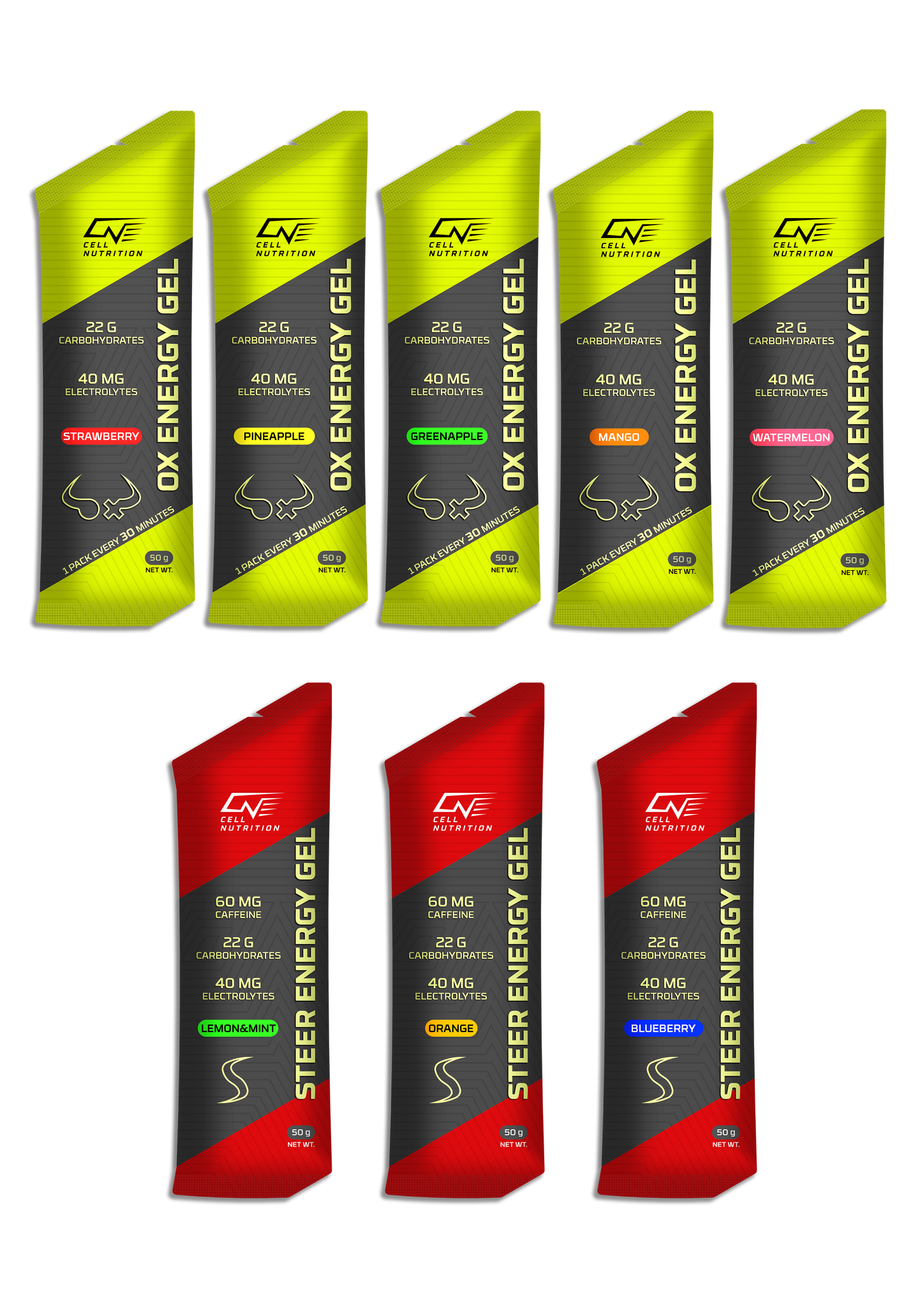 Energy Gel Bundle (8 PACK)