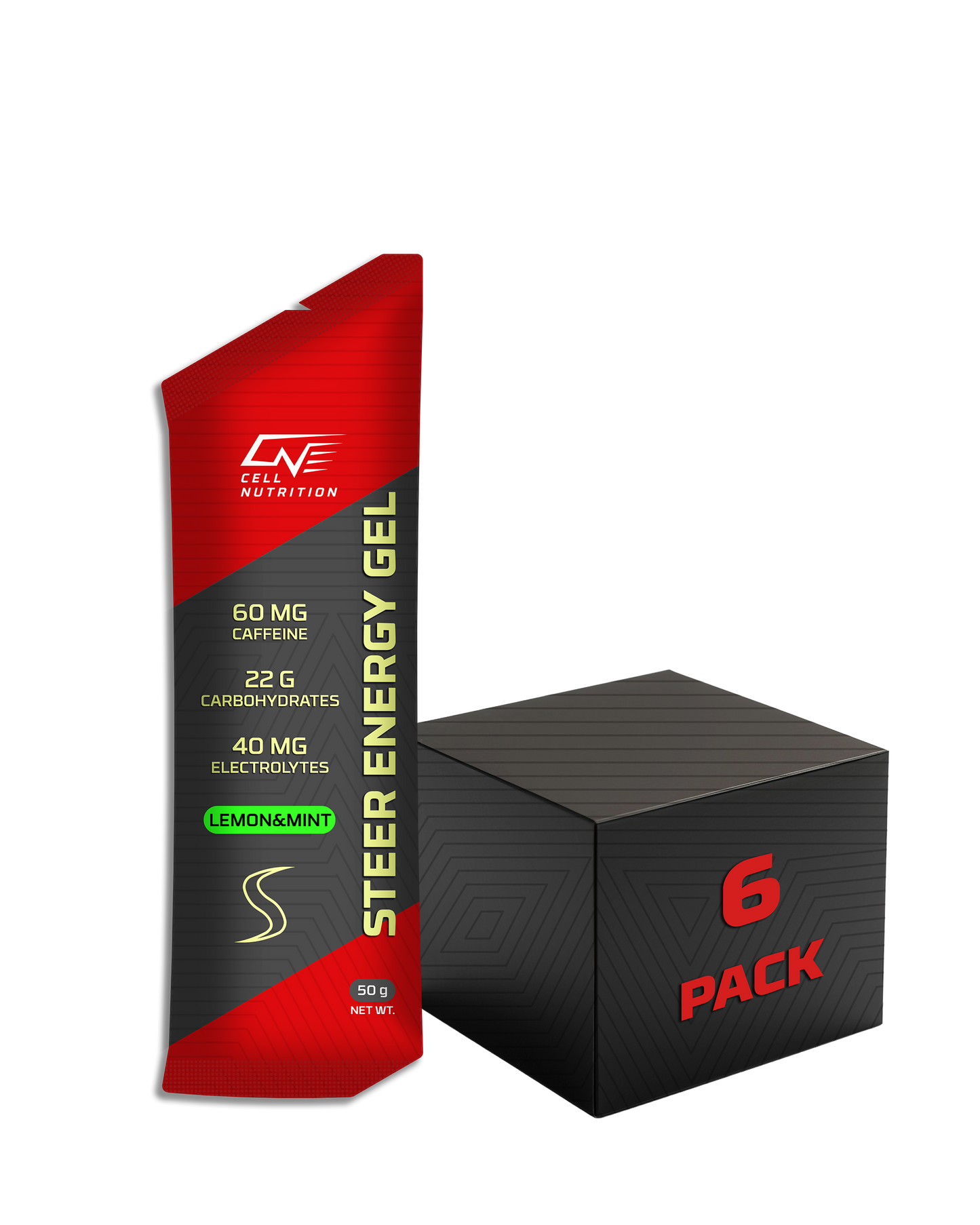STEER Energy Gel (6 PACK) Mixed Box