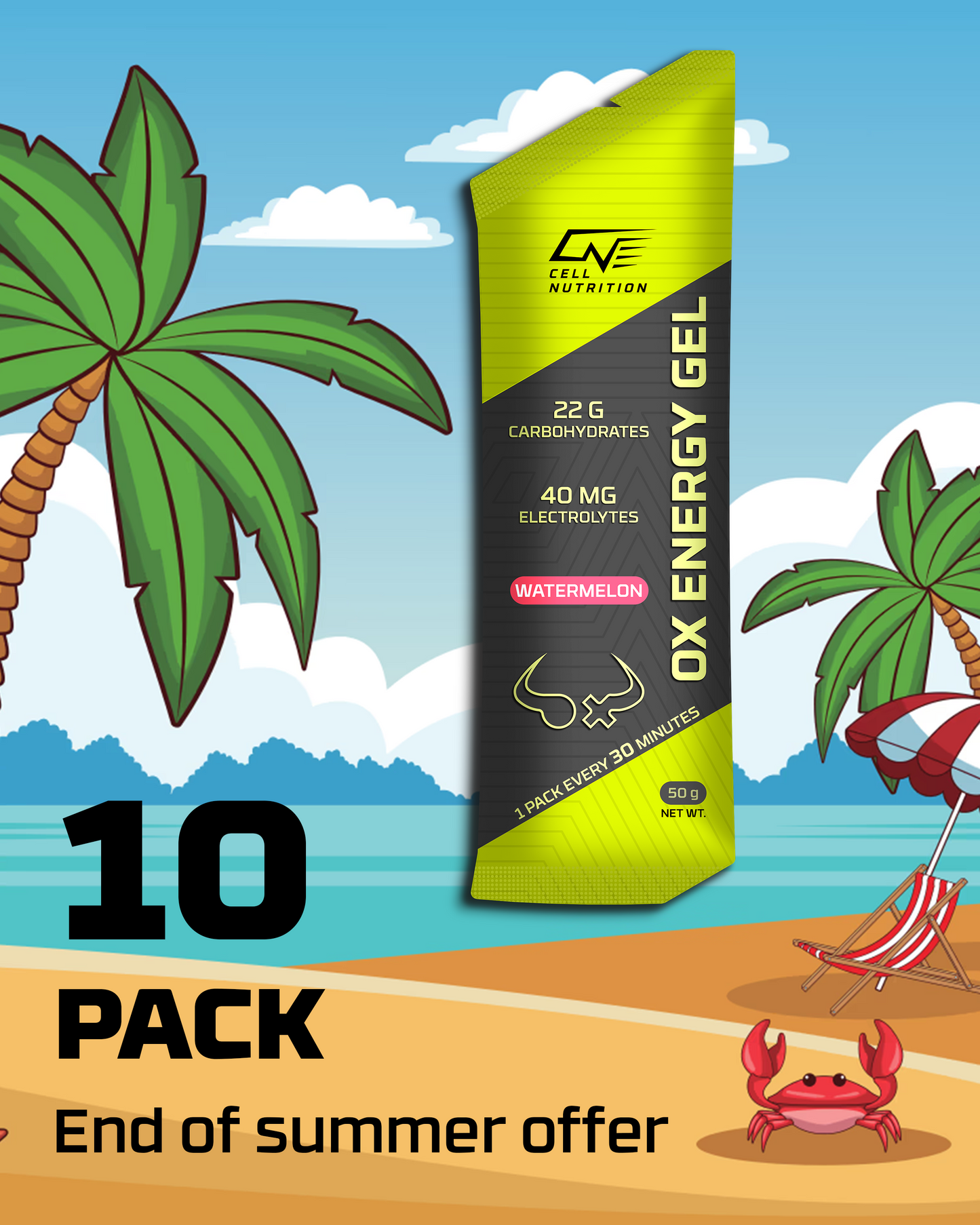 10 Pack Energy Gel Bundle