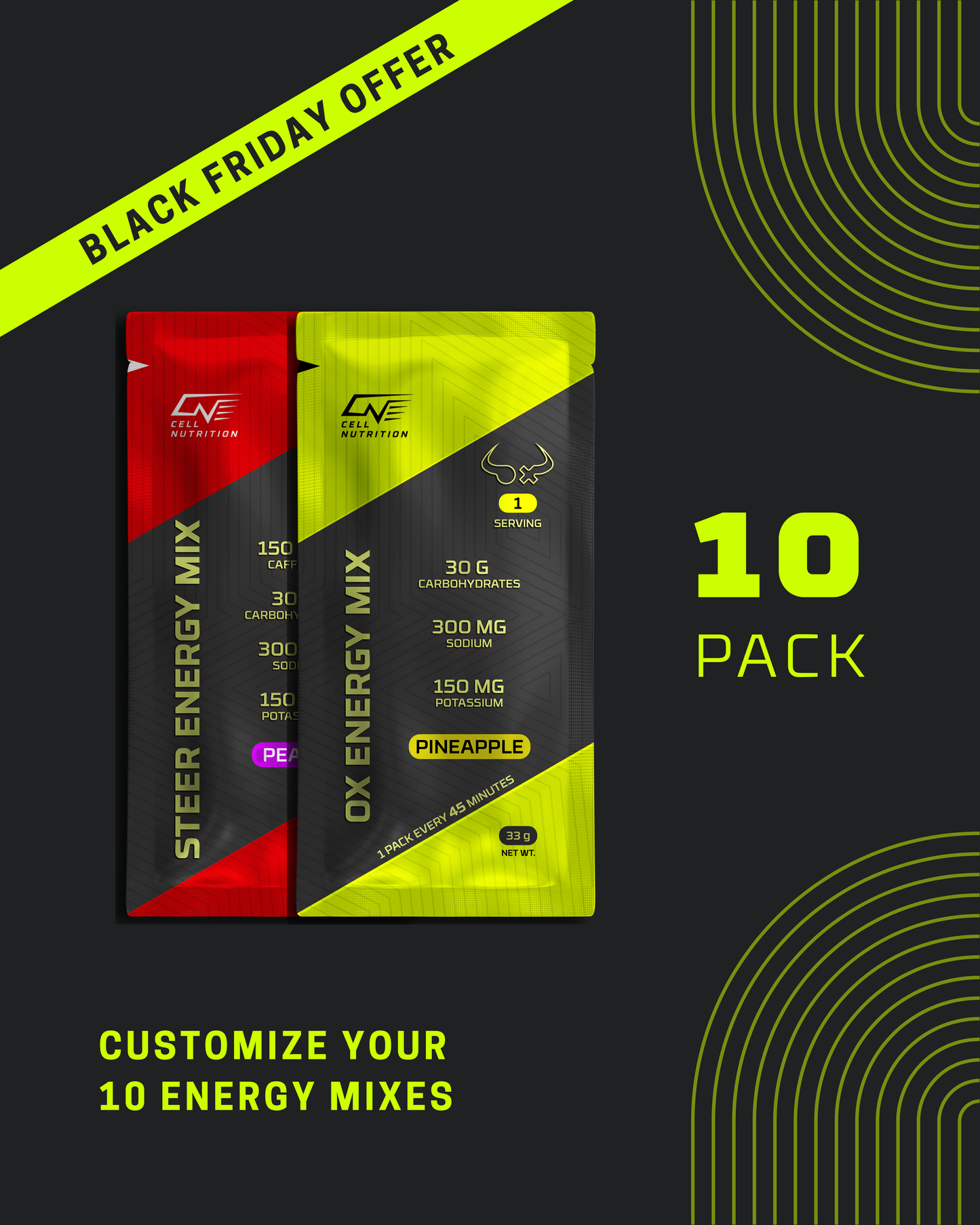 10 Pack Energy Mix Bundle